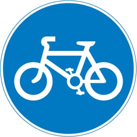 Route for use by pedal cycles only