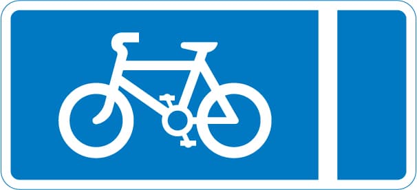 With-flow cycle lane