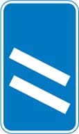 200 yards to a roundabout or the next point at which traffic may leave a route